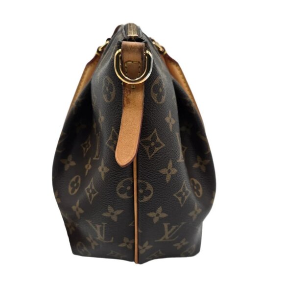 COA INCLUDED - (MM) Louis Vuitton Turen Women's Handbag Monogram Brown 2-Way - Picture 7 of 16